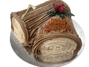 Double Christmas Log